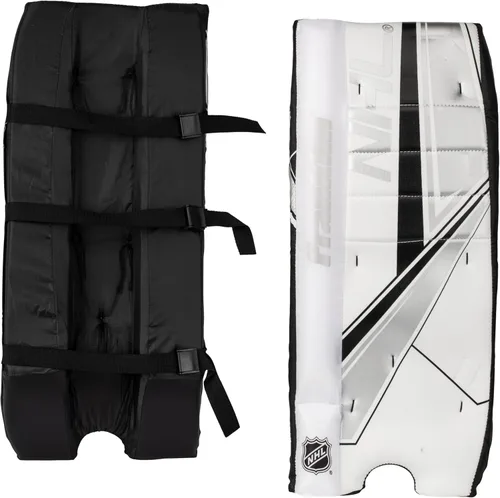 Miniatura 8 de Franklin Sports NHL Kids - Juego de almohadillas de portero de hockey callejero para niños, equipo de entrenamiento de hockey para niños, incluye