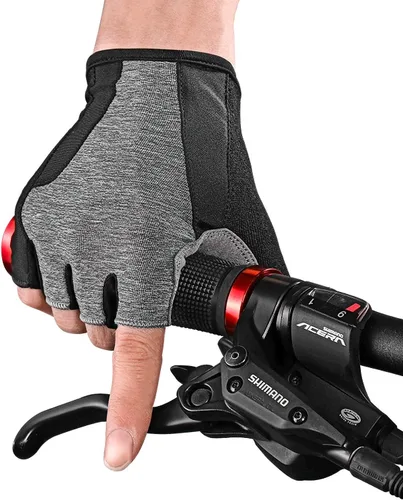 Miniatura 5 de CATEYE - Guantes de ciclismo clásicos reflectantes de dedo corto
