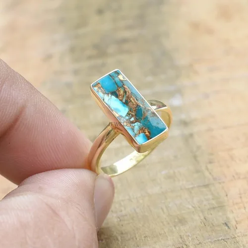 Miniatura 66 de Anillo de plata de ley maciza superpuesta de oro amarillo de 18 quilates para mujer, anillo de compromiso de plata esterlina, juego de bisel