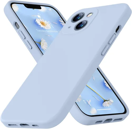Miniatura 93 de Funda compatible con iPhone 13 de 6.1 pulgadas, de silicona líquida premium [forro de microfibra suave antiarañazos], goma de gel, protección Uva