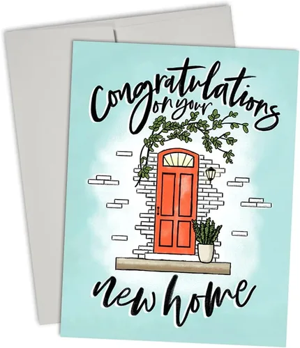 Palmer Street Press Tarjeta para el hogar – Tarjetas de inauguración de la casa – Felicitaciones por tu nuevo hogar – Nueva tarjeta de felicitación