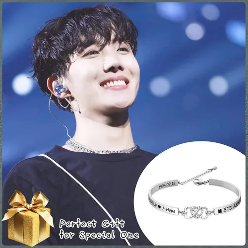 Miniatura 4 de HELAN Bangtan - Pulsera Kpop Bangtan para niños, regalo para niños, pulsera Love Yourself Bangtan para niños, regalo de grupo Kpop, regalo