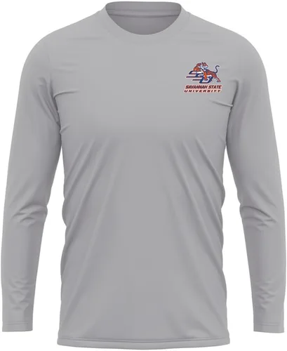 Miniatura 239 de Camisa deportiva de manga larga oficial de la NCAA Collegiate para hombre, con logotipo en el pecho izquierdo, colección Athletic Heather