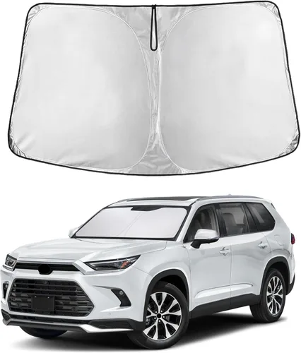 Miniatura 245 de EcoNour Parasol para parabrisas compatible con Hyundai Tucson 2016-2019 2020 2021, visera solar para parabrisas delantero y ventana, bloqueador