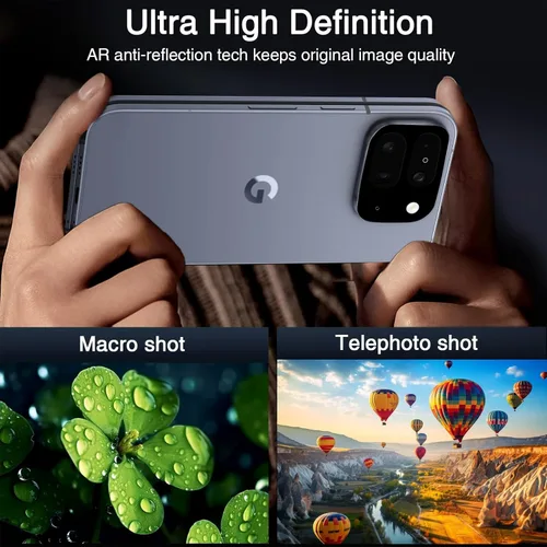 Miniatura 4 de Wiaocit Paquete de 4 Protectores de Lente de Cámara de Vidrio Templado para Google Pixel 10 Pro Fold, Dureza 9H, Antiarañazos, Compatible con Fundas