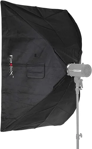 Miniatura 2 de Fotodiox Caja de luz Pro de 32 x 48 para estudio estroboscópico/flash con difusor suave y anillo de velocidad universal (3 a 6 pulgadas de diámetro)
