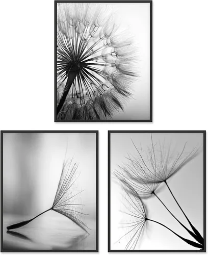 Pósteres artísticos de pared en blanco y negro, decoración minimalista, impresiones en lienzo de 8 x 10 pulgadas sin marco, juego de 3 pósteres de