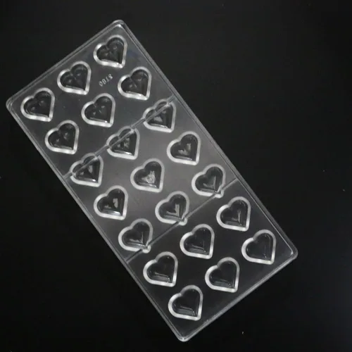 Miniatura 6 de Molde de chocolate de policarbonato para hacer tú mismo, molde de caramelo, herramientas de repostería transparentes y duras de plástico, molde en 6