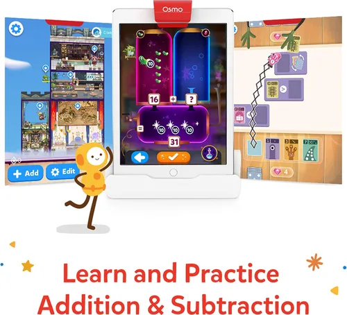 Miniatura 3 de Osmo - Asistente de matemáticas y el taller mágico para iPad y tablet Fire - Edades 6-8/Grados 1-2 - Suma y resta - Inspirado en el plan de estudios