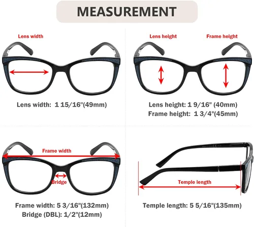 Miniatura 3 de Eyekepper - Lentes de lectura para mujer, diseño de ojo de gato
