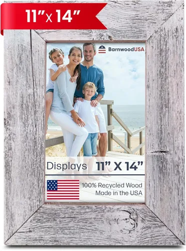 Miniatura 167 de Marco de fotos rústico estilo granja, marco de fotos de madera recuperada, marcos de fotos de pared exclusivos para sala de estar, dormitorio