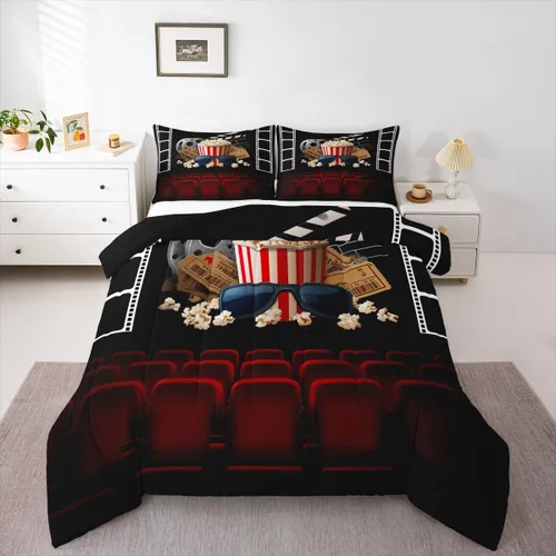 Miniatura 37 de Erosebridal Juego de edredón de béisbol para niños, ropa de cama vintage con bandera americana, tamaño Queen para adultos, niñas, niños