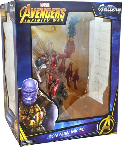 Miniatura 3 de DIAMOND SELECT TOYS Marvel Gallery: Avengers Infinity War: Iron Man Mk50 - Figura de diorama de PVC