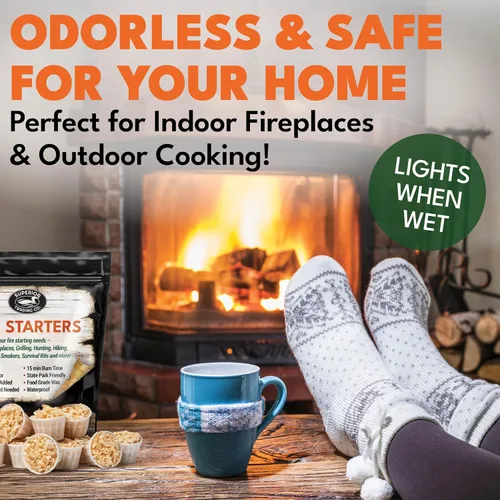 Miniatura 5 de Light-a-Fire, el mejor iniciador de fuego natural de Amazon, 30 vainas con contenedor