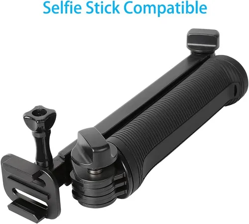 Miniatura 5 de PellKing Base de liberación rápida para trípode compatible con GoPro Hero 13 12 11 10 9 8 7 6 5 4 Session Max, Insta360 One R, DJI Osmo Action 5 4 3