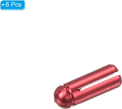 Miniatura 3 de PATIKIL Protector de vuelo de dardos, accesorios de dardos de aleación de aluminio, protectores de alas para vuelos de acero y plástico Rojo