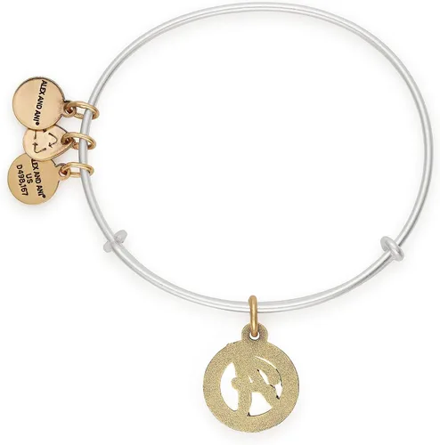 Miniatura 2 de Alex and Ani Brazalete con dije inicial A para mujer