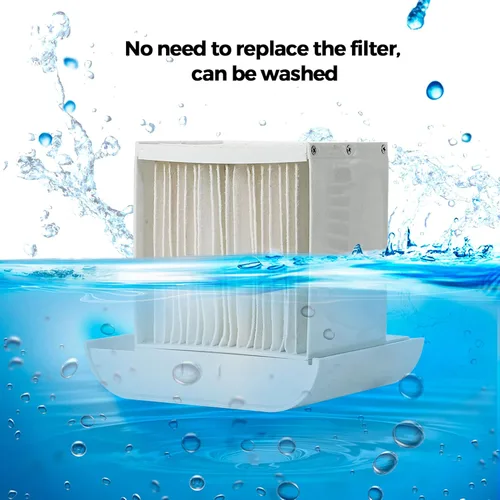 Miniatura 2 de Ventilador de aire acondicionado portátil, humidificación por pulverización, enfriador de aire 3 en 1 Humidificador Purificador, con 3