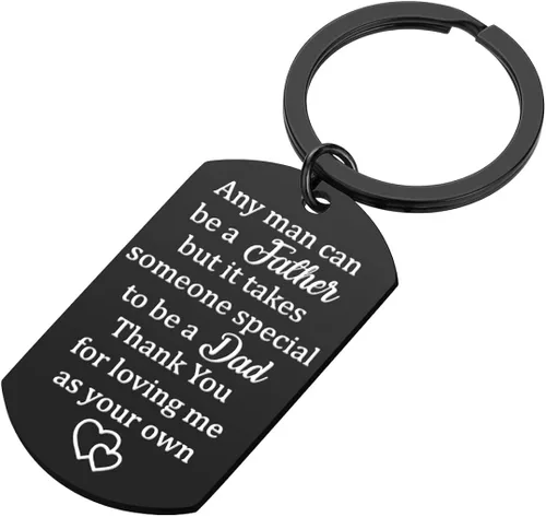 Miniatura 2 de iJuqi Regalo para padrastro de hija e hijo, regalos del día del padre, regalos de Navidad para padrastro, gracias por amarme como tu propio