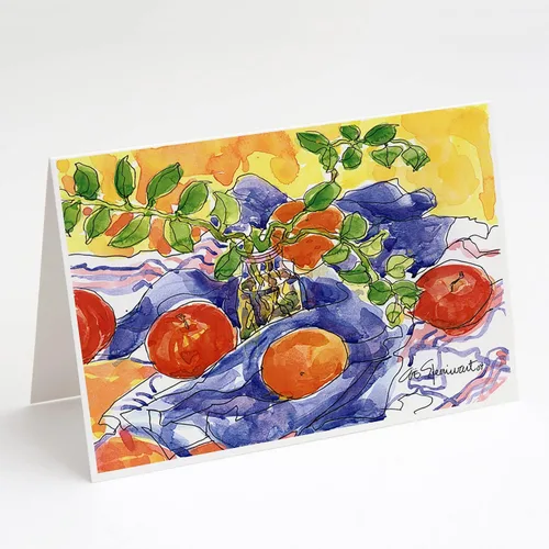 Miniatura 28 de Caroline's Treasures 6077GCA7P Flower - Tarjetas de felicitación y sobres de Aster - Paquete de 8 tarjetas en blanco con sobres, tamaño A7, tarjetas