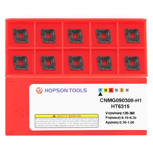 Miniatura 8 de Insertos de torneado de carburo CNMG 432 Cnmg120408 para acabado de acero de corte, inserto Cnmg para herramientas de torneado de torno, 10 uds.