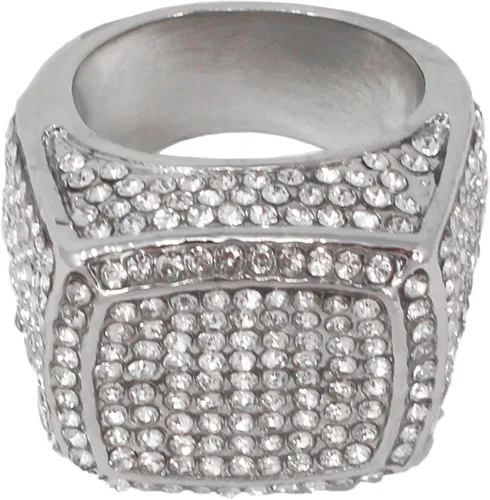 Miniatura 3 de Charles Raymond Bling Bling Hip Hop Iced Out Luxury BIG Oversize Anillo para hombre - 444