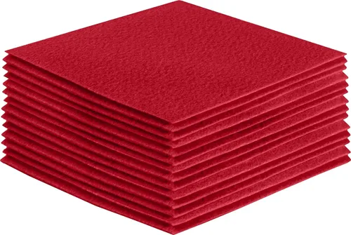 Miniatura 115 de FabricLA Hojas de fieltro acrílico para manualidades, cuadrados de fieltro precortados suaves de 4 x 4 pulgadas (3.9 in x 3.9 in), utiliza hojas