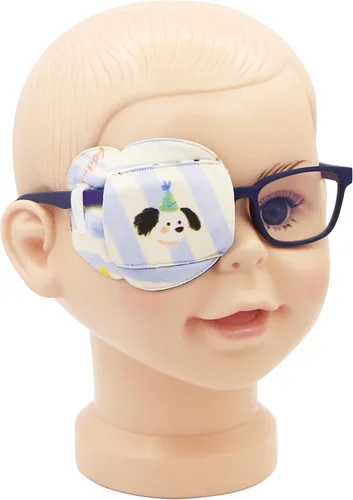 Miniatura 13 de Astropic Parche para ojos de algodón y seda 3D para niños, parche de ojos para niñas para gafas Parche médico para niños con ojo perezoso