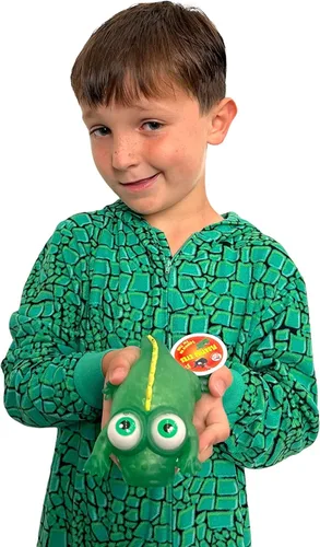 Miniatura 2 de WARM FUZZY Toys Full Case (12) animales flotantes de cocodrilo esponjoso Divertido juguete sensorial ideal para recuerdos de fiesta, caja