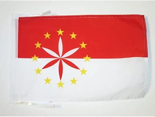 Miniatura 658 de Bandera de México AZ FLAG, 45.7 x 30.5 cm, con cordones - Pequeñas banderas mexicanas de 30 x 45 cm - Bandera de 45.7 x 30.5 cm