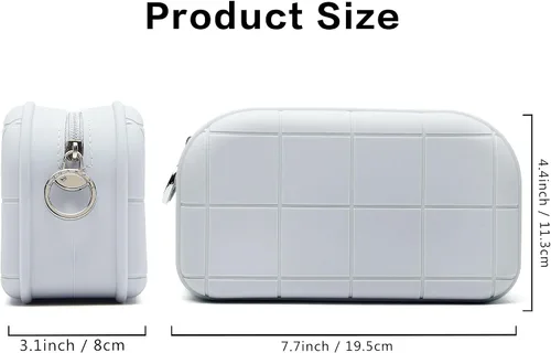 Miniatura 2 de Bolsa de maquillaje de silicona, bolsa de cosméticos de viaje, bolsa de maquillaje, lindo organizador de maquillaje, bolsa versátil con cremallera