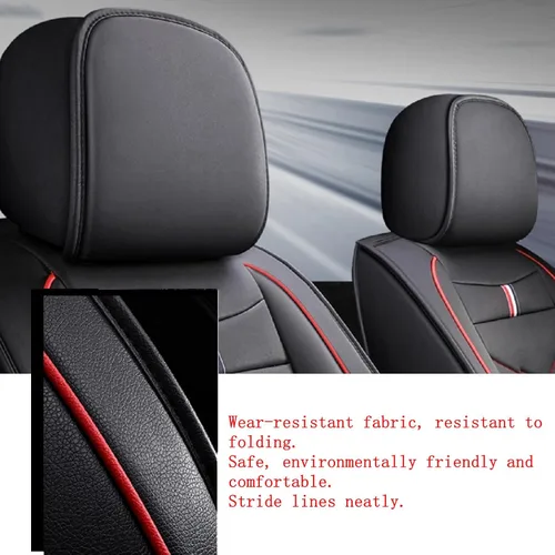 Miniatura 8 de Fundas de asiento de automóvil, juego completo para vehículos Nissan Frontier 2023, ajuste universal para la mayoría de los automóviles, protectores