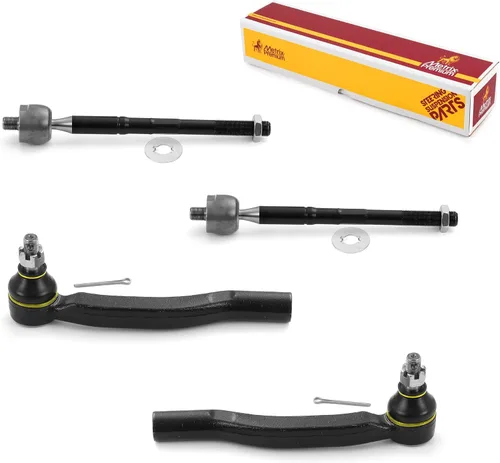 Miniatura 154 de Metrix Premium Chassis Parts - Juego de 4 barras de acoplamiento interior y exterior para Audi A3 15-16, Seat Leon 06-20 (México), 09-17 Volkswagen