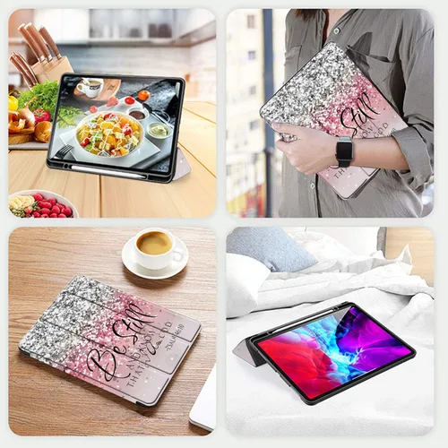 Miniatura 6 de Funda para iPad Pro de 12.9 pulgadas de 4ª generación 2020 y 2018, soporte de lápiz con función de apagado y encendido automático, funda inteligente