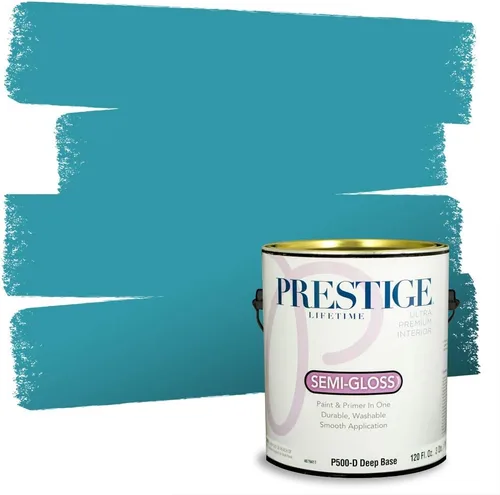 Miniatura 97 de PRESTIGE Pintura interior e imprimación en uno, salpicaduras acuosas, cáscara de huevo, 1 galón