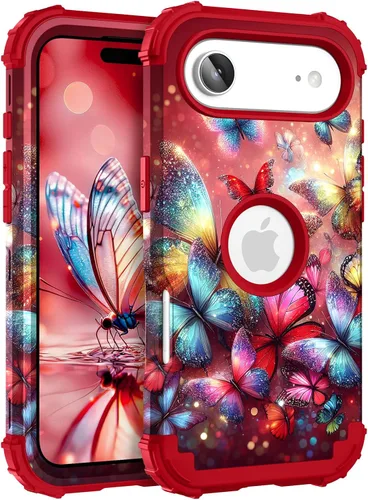 Miniatura 153 de Hocase Funda para iPhone SE 2022/2020, resistente a prueba de golpes, de plástico duro+goma de silicona, funda protectora híbrida para iPhone SE