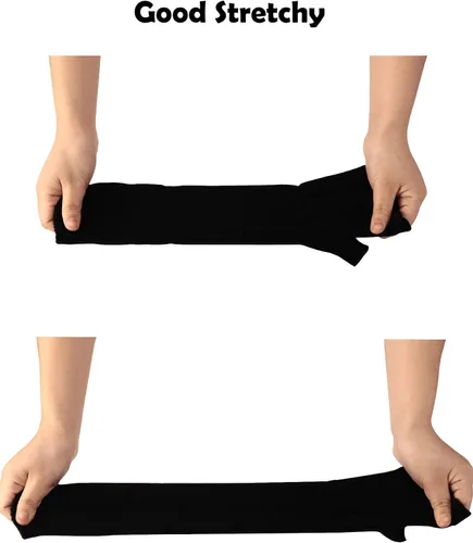 Miniatura 7 de SATINIOR 4 pares de guantes largos sin dedos de invierno, guantes de longitud del codo, calentadores de brazos para mujer