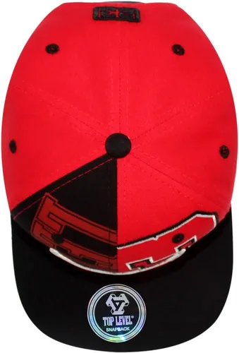 Miniatura 7 de 4350 DISTRICT Gorra ajustable de algodón Snapback para hombre (N21BUL17 REDBLK), Bull Legend_red Negro