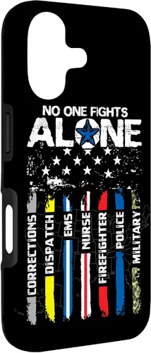 Miniatura 3 de First Responders - Carcasa para iPhone 17, diseño militar de bomberos de policía