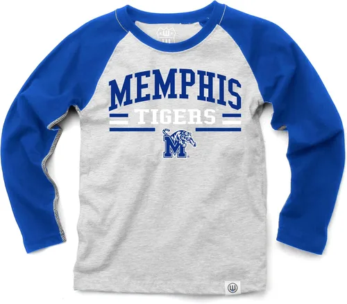 Miniatura 19 de Wes and Willy NCAA playera raglán de manga larga para niños