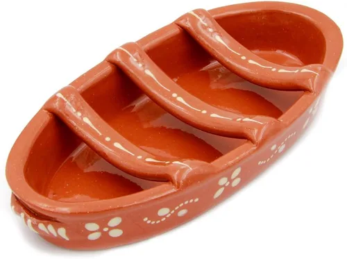 Miniatura 3 de Tostador tradicional de salchicha de terracota de arcilla portuguesa (N. 3 Grande)