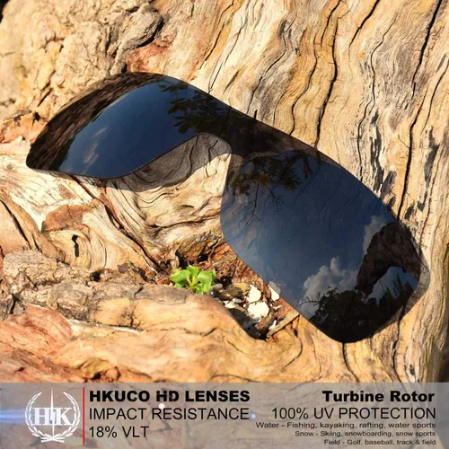 Miniatura 2 de HKUCO Lentes de repuesto para hombre Oakley Turbine Rotor