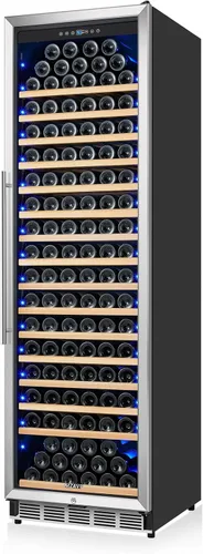 Miniatura 8 de Mini Refrigerador de Vino, Refrigerador Enfriador de Vino de 12 Botellas, Bodega de Vino Independiente para Vino Rojo y Blanco, Control