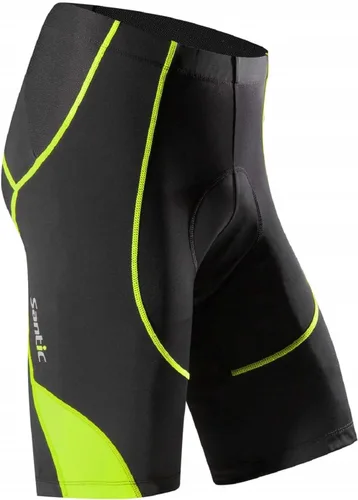 Miniatura 74 de Santic Pantalones cortos de ciclismo para hombre, pantalones acolchados para ciclismo, ropa de ciclismo