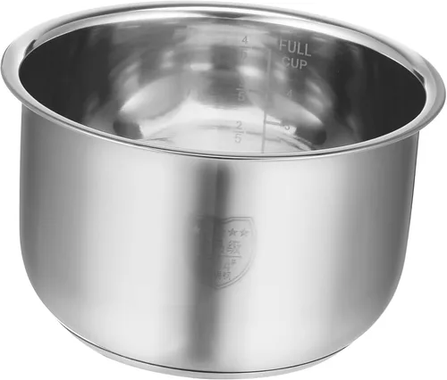 Miniatura 6 de SHERCHPRY Instants Pot - Olla de cocina interior de acero inoxidable de 2 litros, recipiente interior de repuesto para olla a presión tradicional