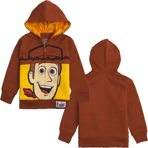 Miniatura 3 de Disney Toy Story Big Face - Sudaderas con capucha y cremallera de personajes Buzz Lightyear, Sheriff Woody Niños y niñas, talla unisex