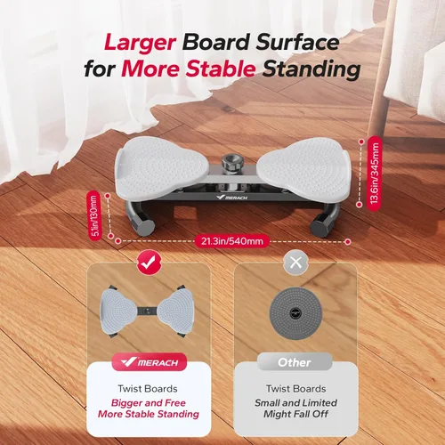 Miniatura 4 de MERACH Máquina de abdominales con capacidad de peso de 300 libras, entrenamiento de abdominales para cintura delgada y ejercicio abdominal,