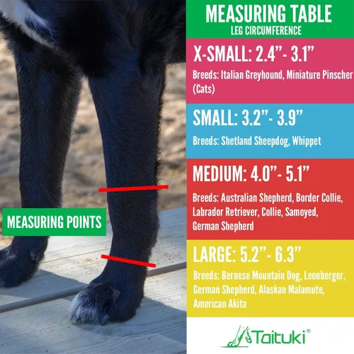 Miniatura 2 de Muñequera para perro, soporte de pierna delantera de grado veterinario para laxitud carpiana, lesiones, artritis y recuperación poscirugía - (XS)