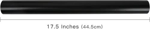 Miniatura 2 de RUSPEPA Papel de regalo negro de color sólido, mini rollo, para bodas, cumpleaños, fiestas, felicitaciones y vacaciones, 17 pulgadas x 32.8 pies