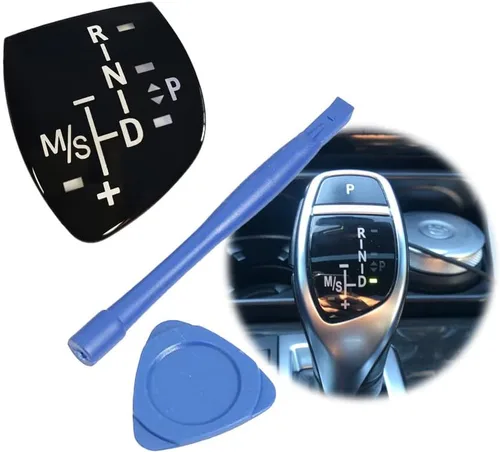 Adhesivo para palanca de cambios de automóvil, cubierta para el panel de la perilla de cambio de BMW X1 X3 X5 X6 F01 F10 F30 F35 F18 GT 1 3 5 6 7